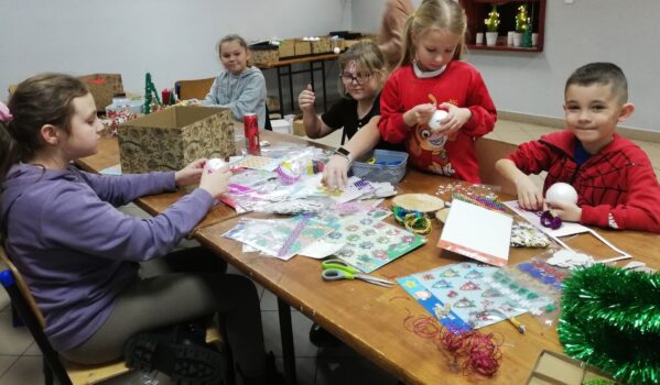 Zajęcia świetlicowe w Krzywdach i Sibigach