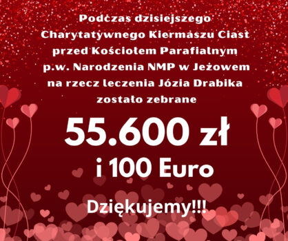 Ogromny wyraz okazanego serca