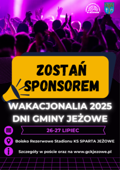 📣📣 📣  ZOSTAŃ SPONSOREM‼️‼️‼️